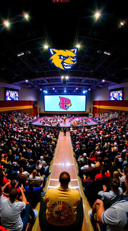 观众席上的热情与舞台上的活力