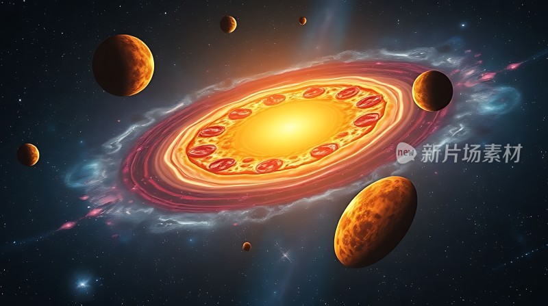 太阳系行星环绕太阳