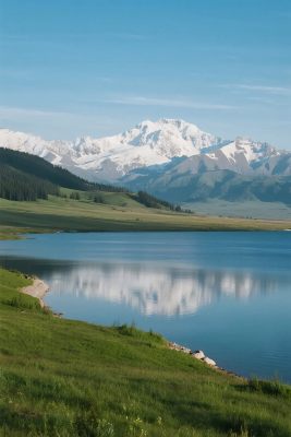 雪山湖泊自然风光