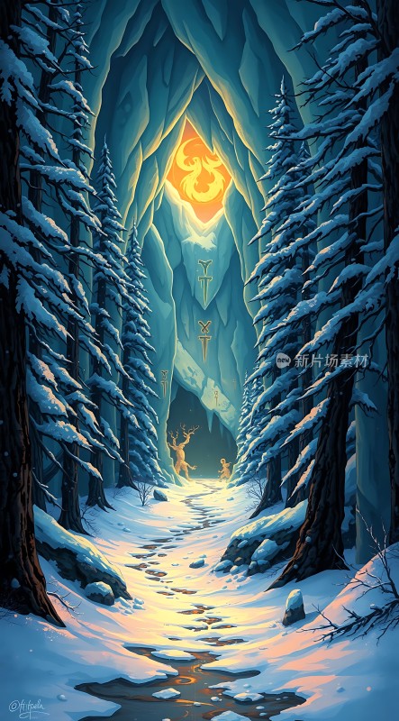 雪林秘境探秘之旅