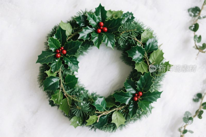 圣诞花环装饰