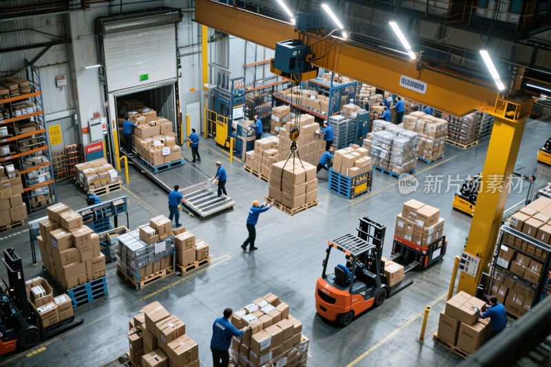 仓库作业场景图