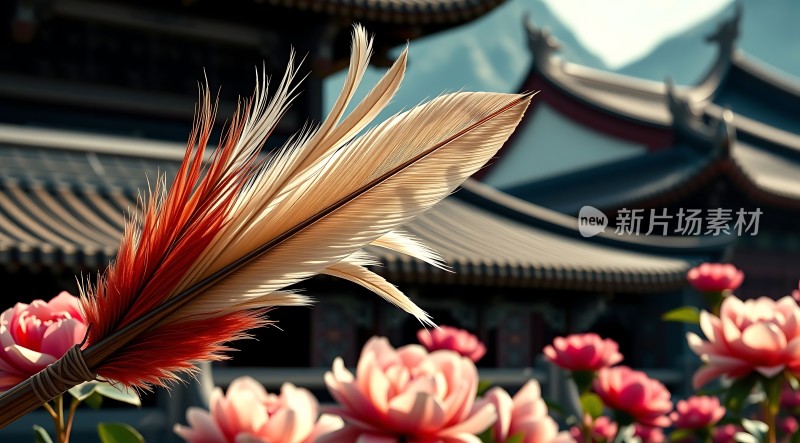 羽毛轻舞花间梦