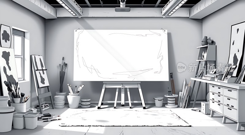 艺术工作室创作灵感涌动之地
