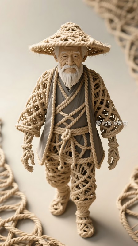 绳结老人