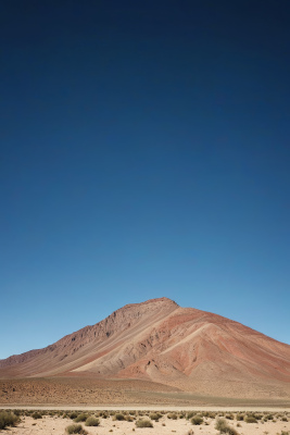 沙漠里站着一匹马高清风景图片