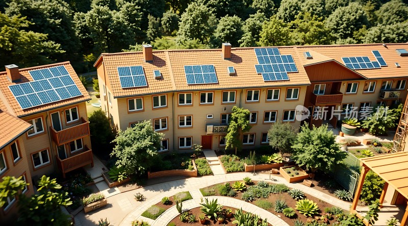 绿色家园太阳能与自然和谐共处