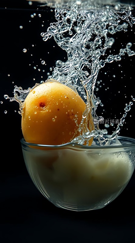 水果入水瞬间