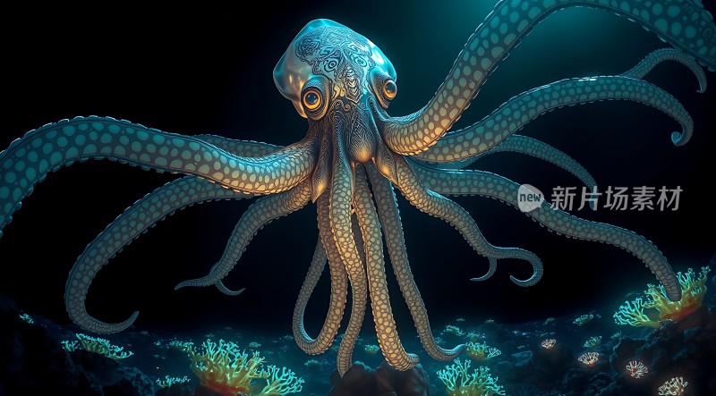 深海巨怪章鱼王