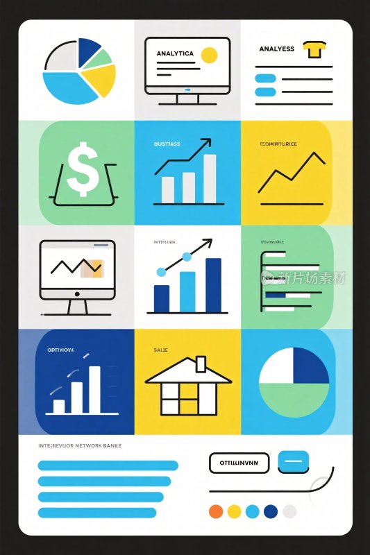 商业数据信息图表