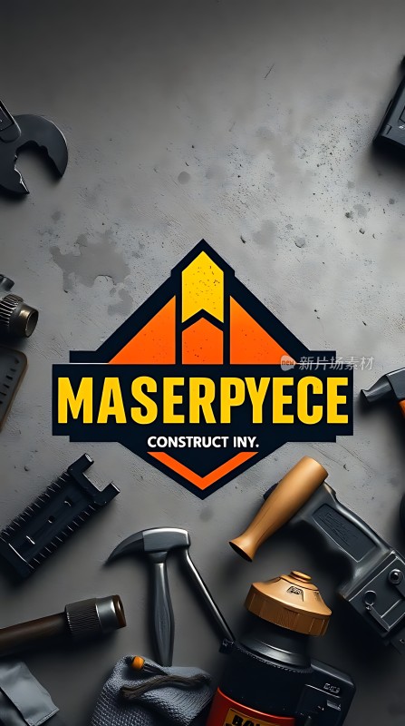 建筑工具展示专业施工公司形象