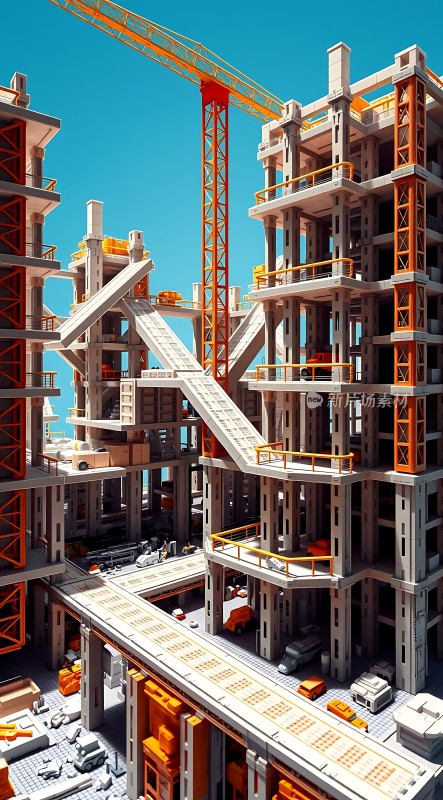 摩天大楼建设现场