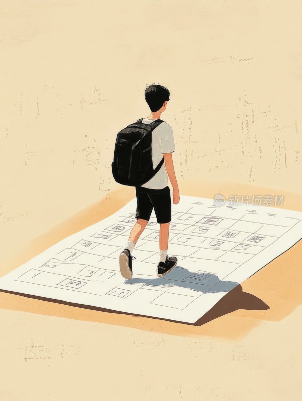 试卷上的求学之路，学生教育成长高考