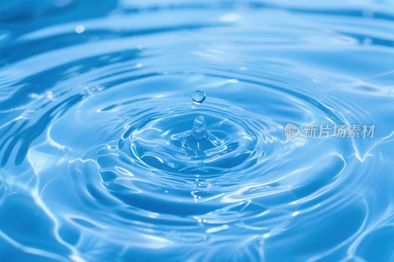 水面涟漪水滴特效