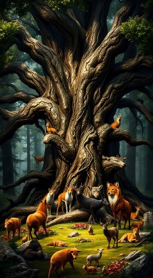 森林守护者与自然和谐共处