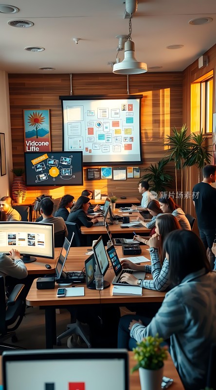 团队协作头脑风暴会议