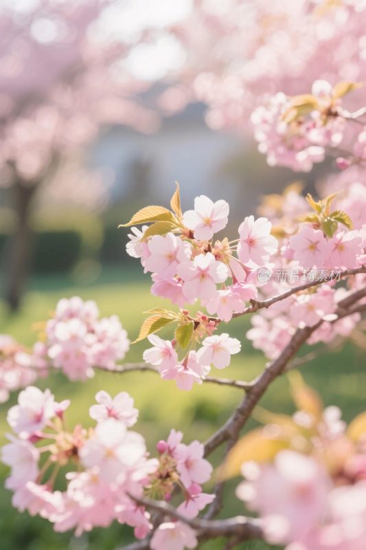 樱花春景图