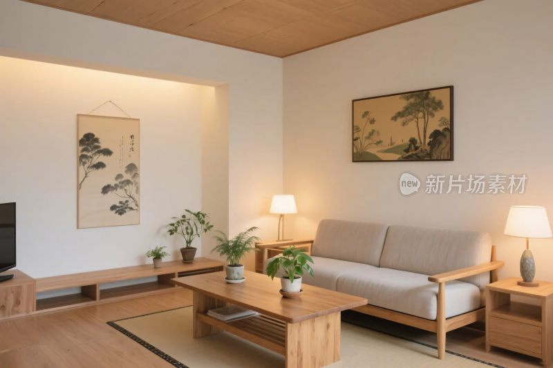 日式简约室内场景