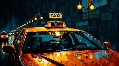 雨夜出租车 雨夜出租车