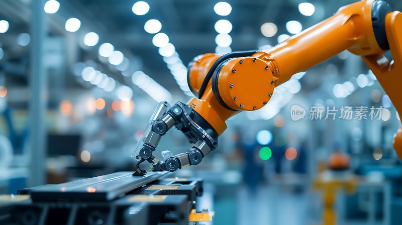 工业机器人精准操作生产线