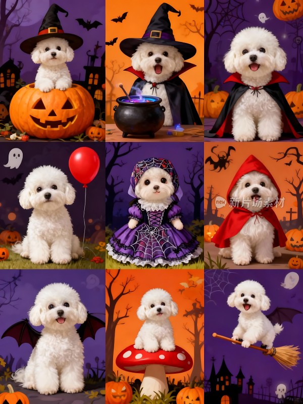 万圣节小狗大集合