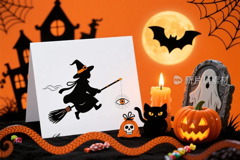 万圣节主题插画