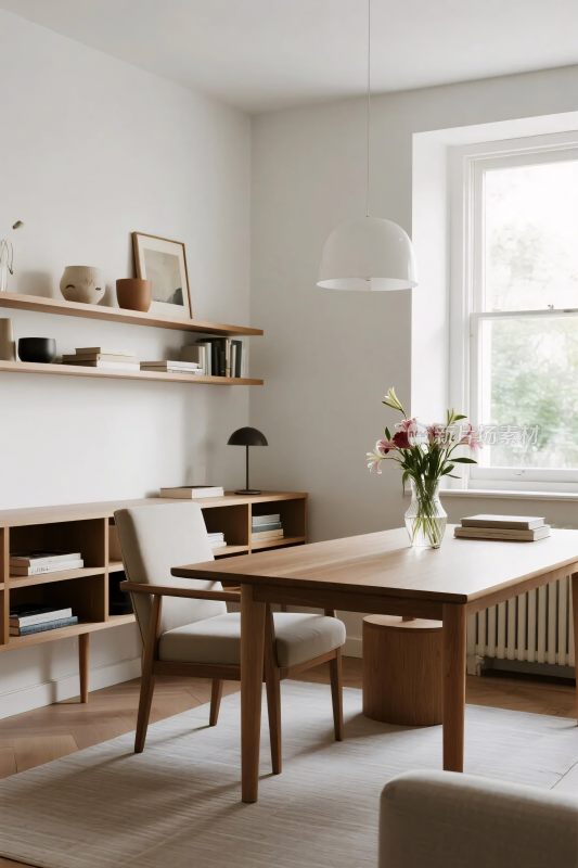 简约餐厅室内场景