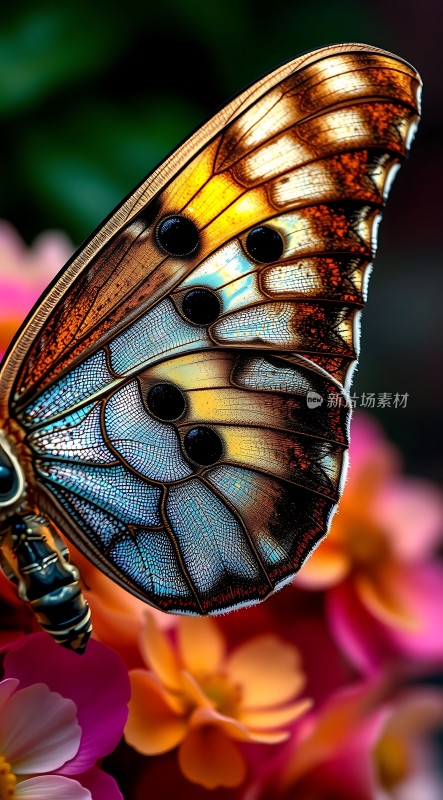 蝴蝶翅膀上的神秘图案