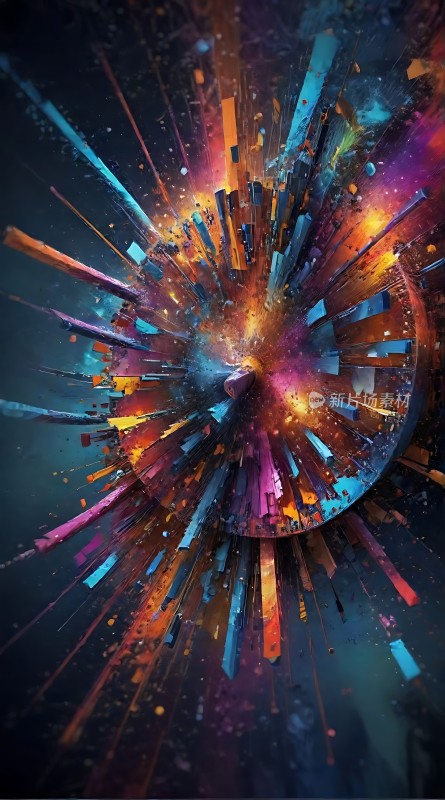 五彩斑斓的宇宙爆炸