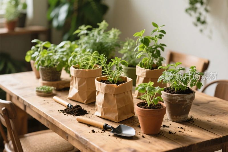 室内植物布置场景