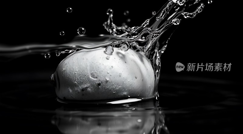 新片场素材 水中水果