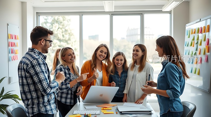 团队协作头脑风暴会议