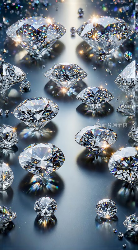 璀璨钻石闪耀光芒