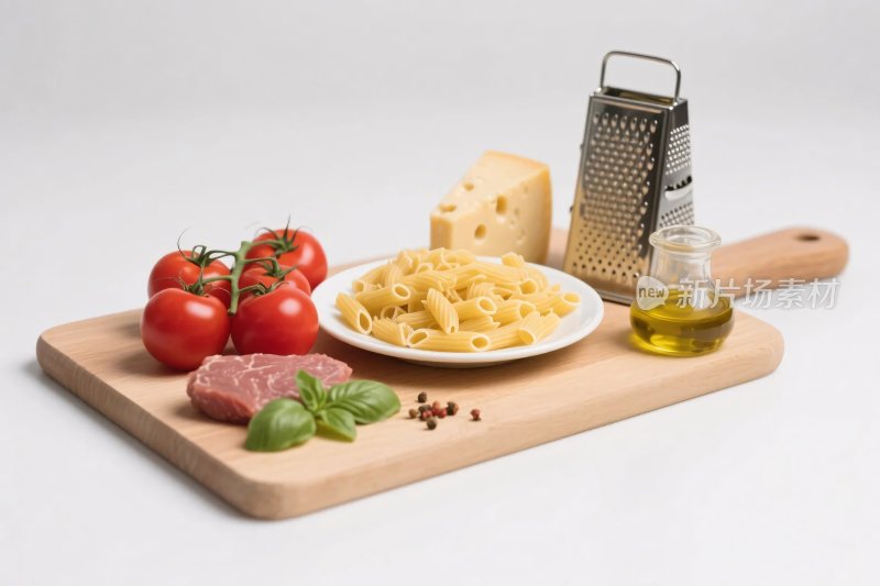 厨房食材展示布置