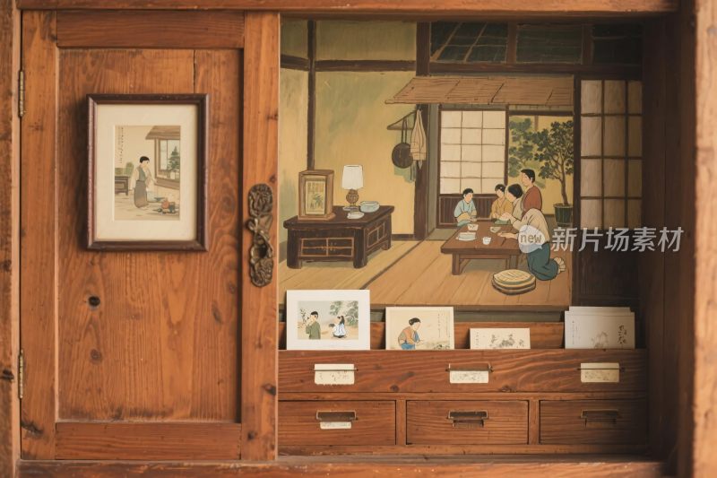 日式室内生活装饰画