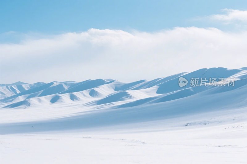 雪山雪景雪地风光