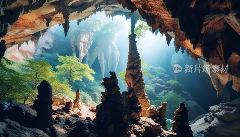 张家界黄龙洞奇观