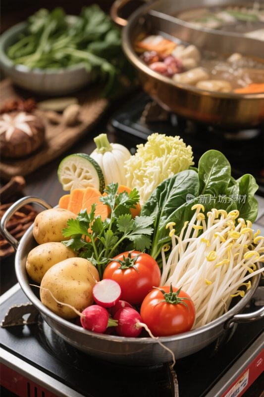 蔬菜食材丰富集合