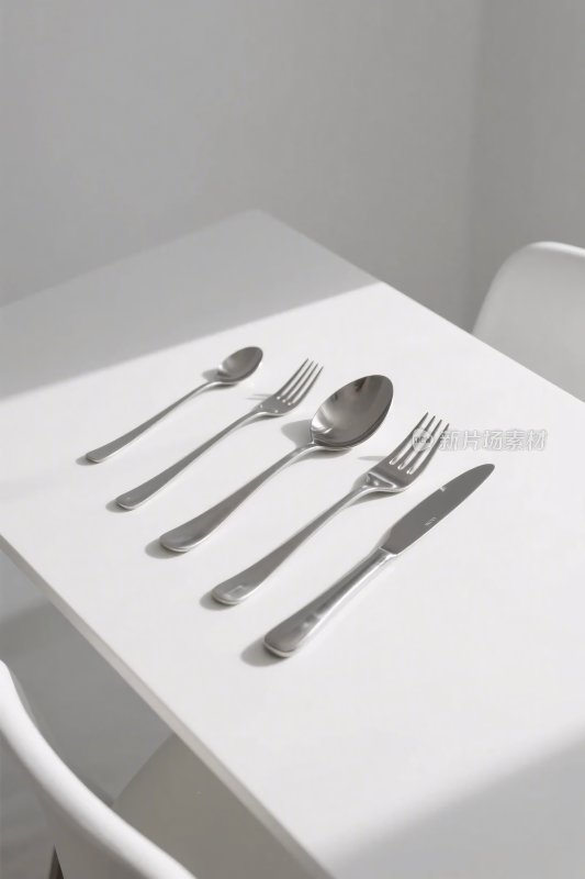 餐具静物摆放图