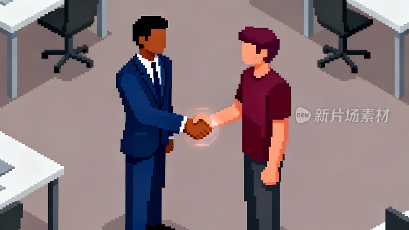 商务合作握手协议