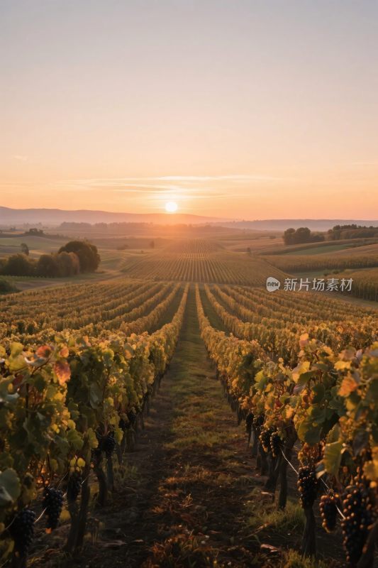 葡萄园田园风景