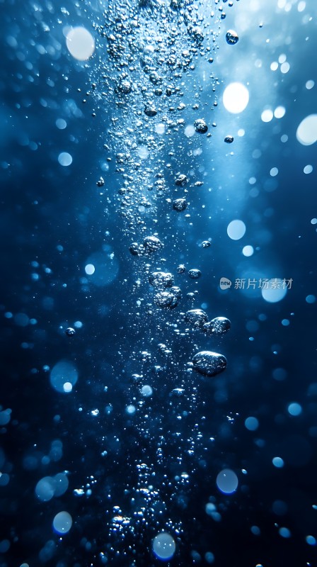 蓝色气泡海洋世界