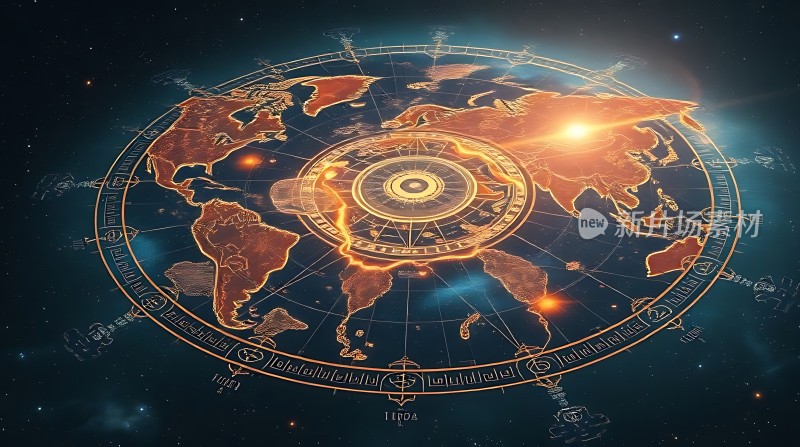 宇宙星盘探索未知世界