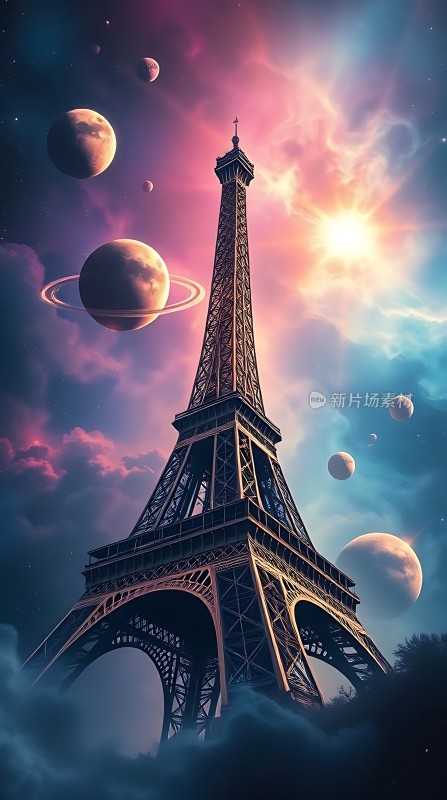 巴黎铁塔与宇宙奇观