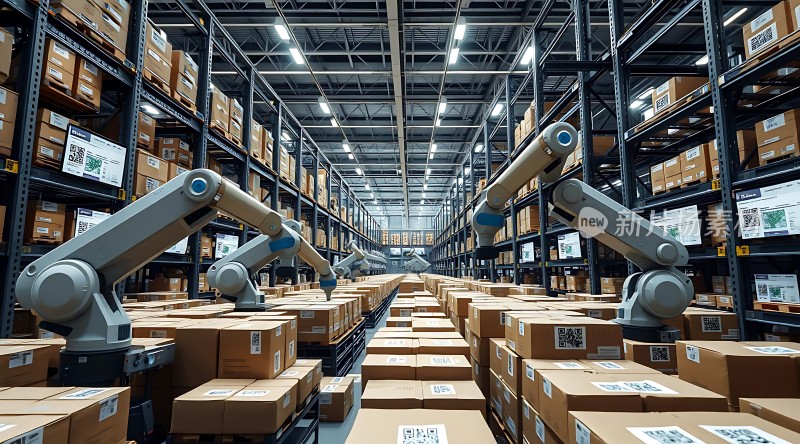 智能仓储机器人高效作业