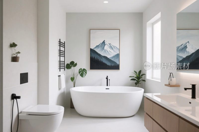 简约现代浴室空间