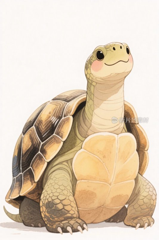 可爱卡通乌龟插画