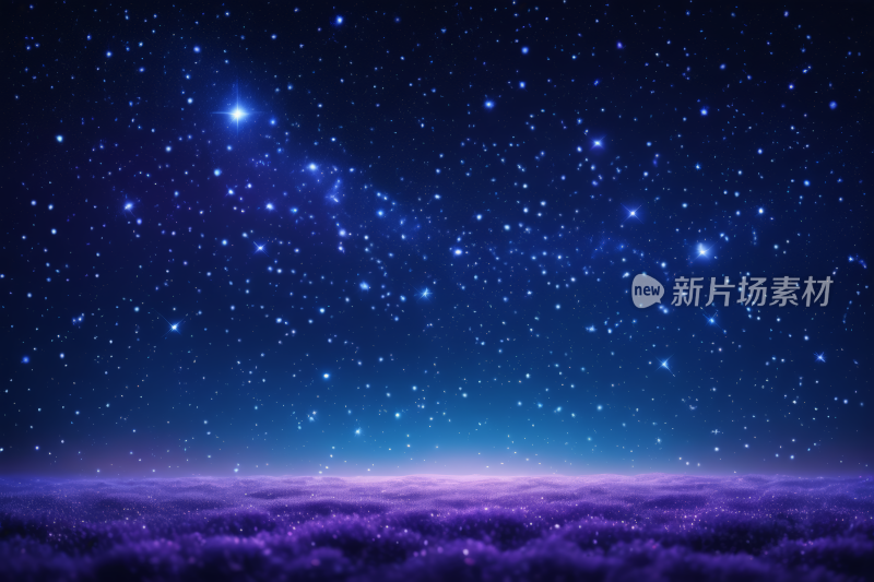 星空夜空有云彩和星星高清背景纹理图片