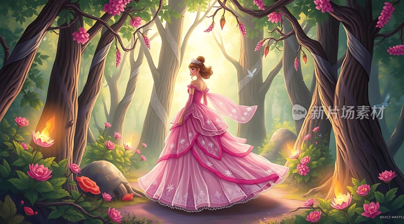 公主与魔法森林