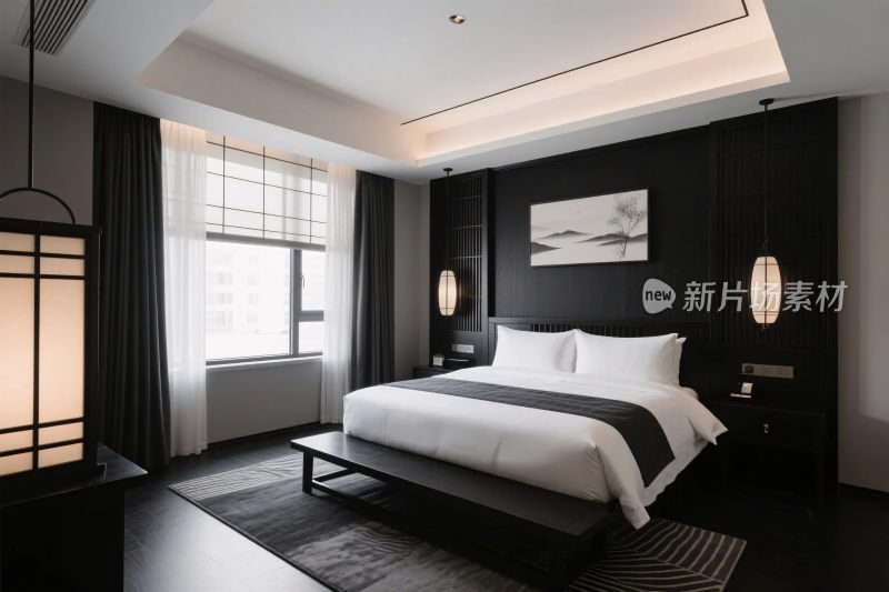 现代简约酒店客房
